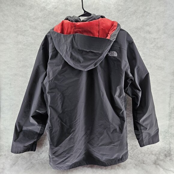 The North Face Men's Hyvent Black Gray Zip Up Hooded Jacket Coat XL SHELL ONLY - Picture 12 of 14